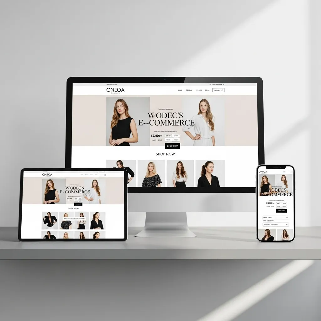 website design for online store
