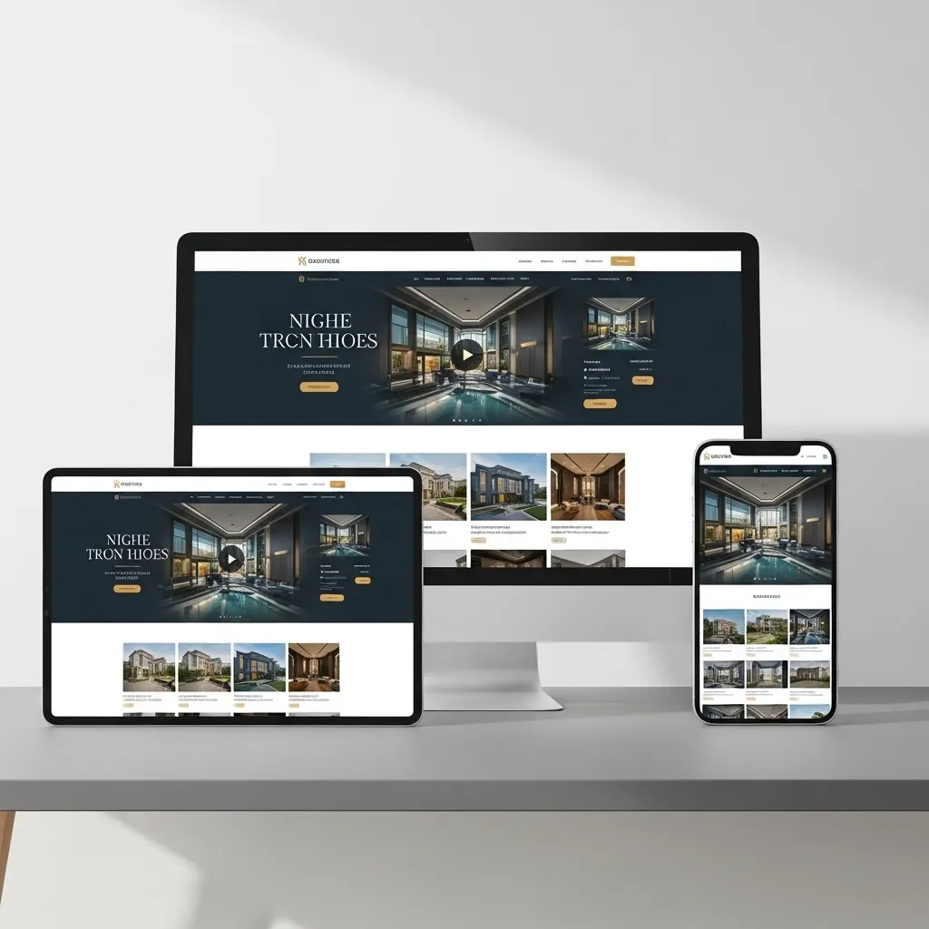website design for luxury real estate