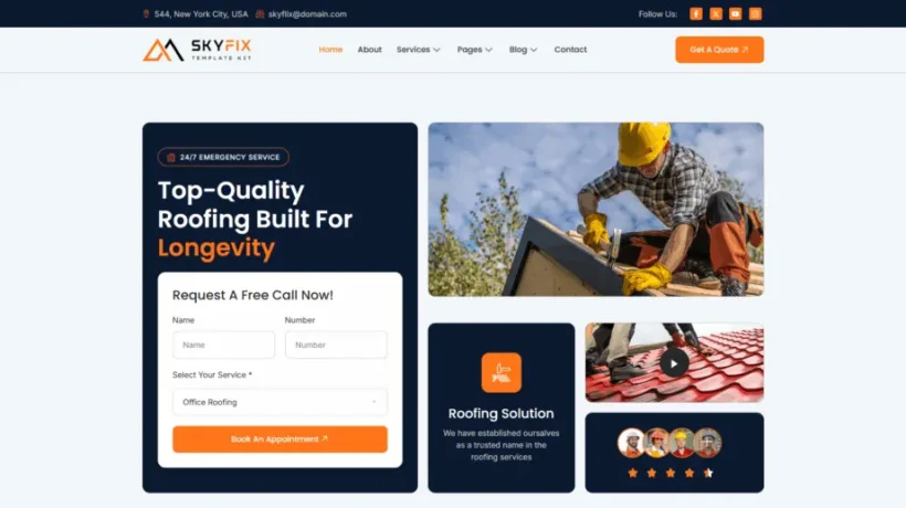 Case Study: SkyFix Roofing — From Flatlined to Fully Booked with WPDriven