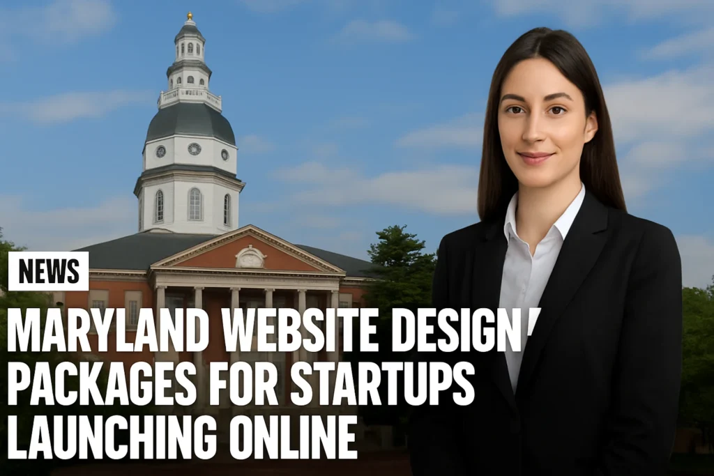 maryland website design packages for startups launching online