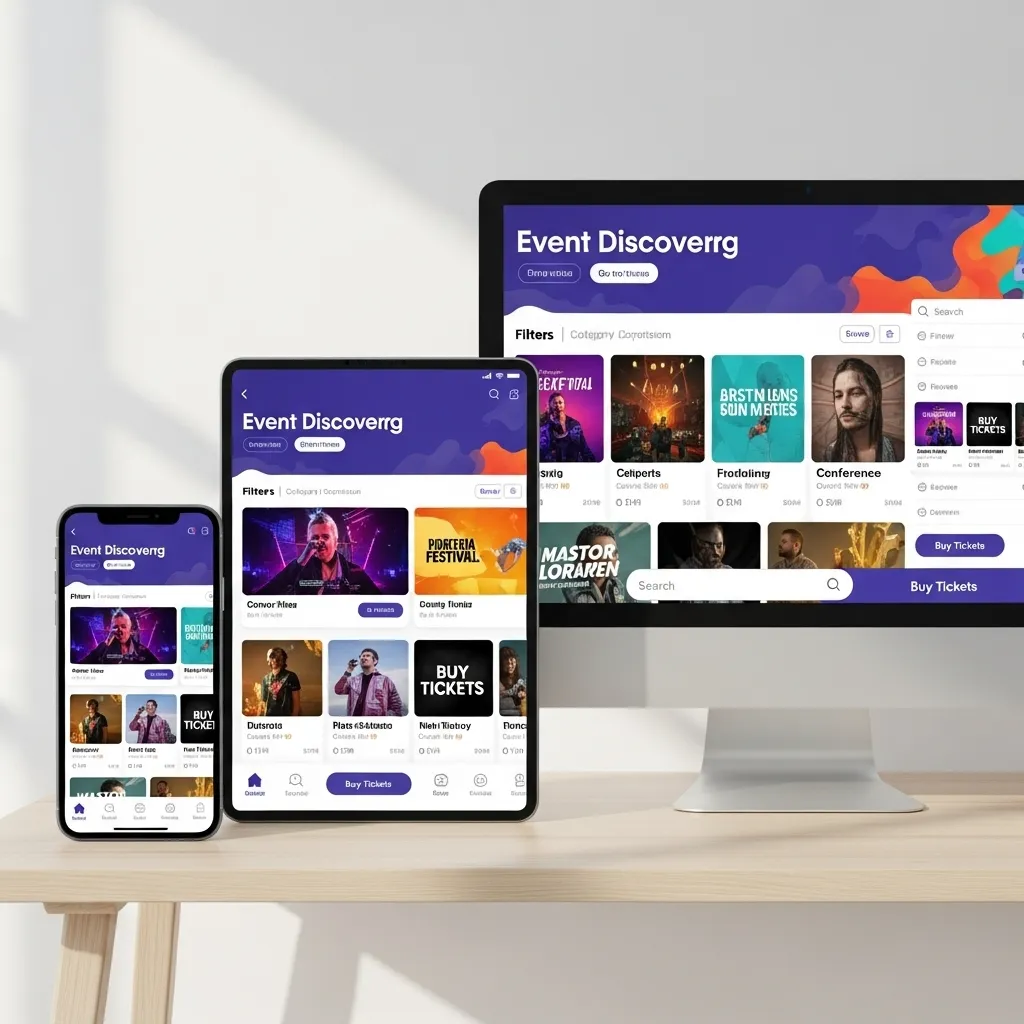 event discovery & ticketing app