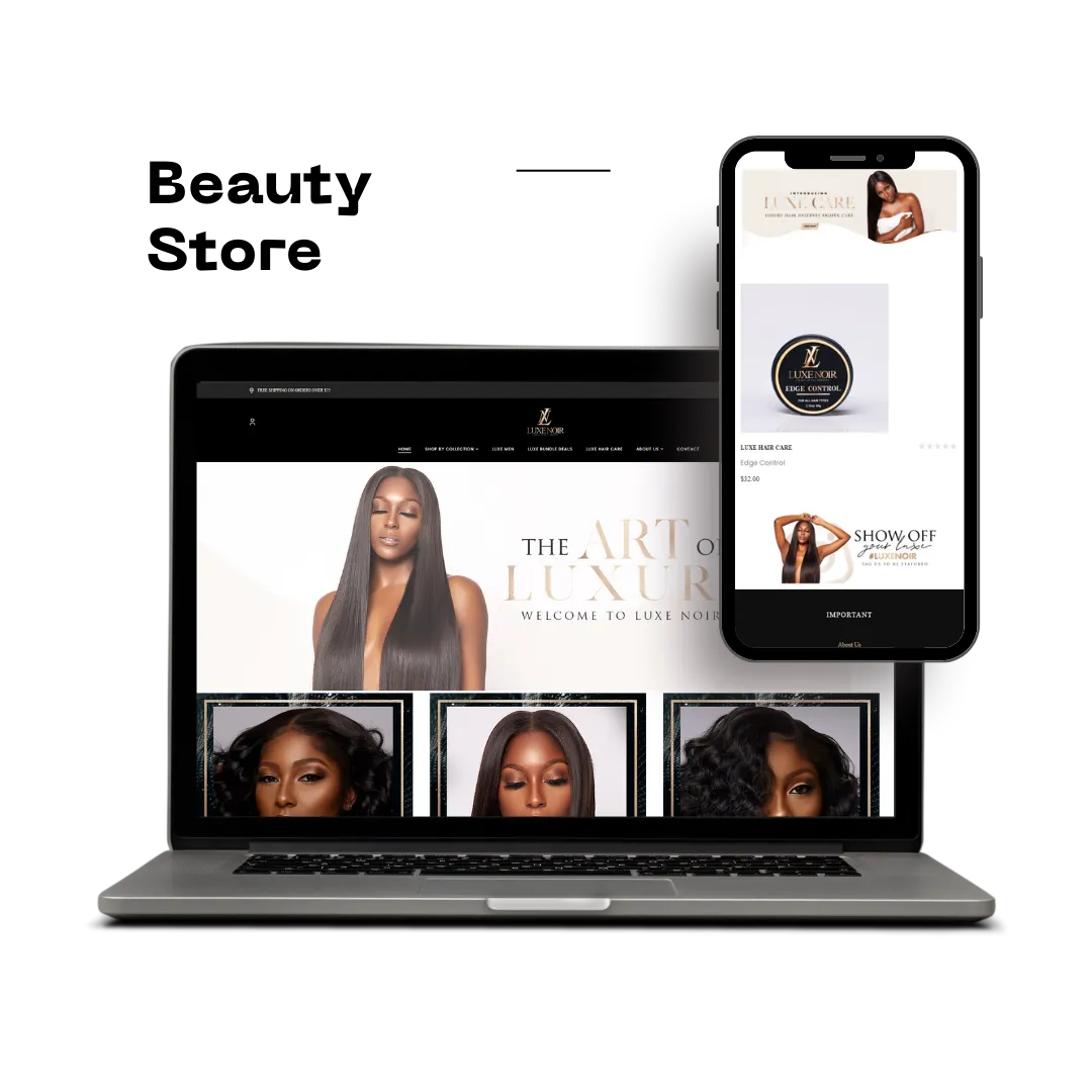 Beauty Store Website