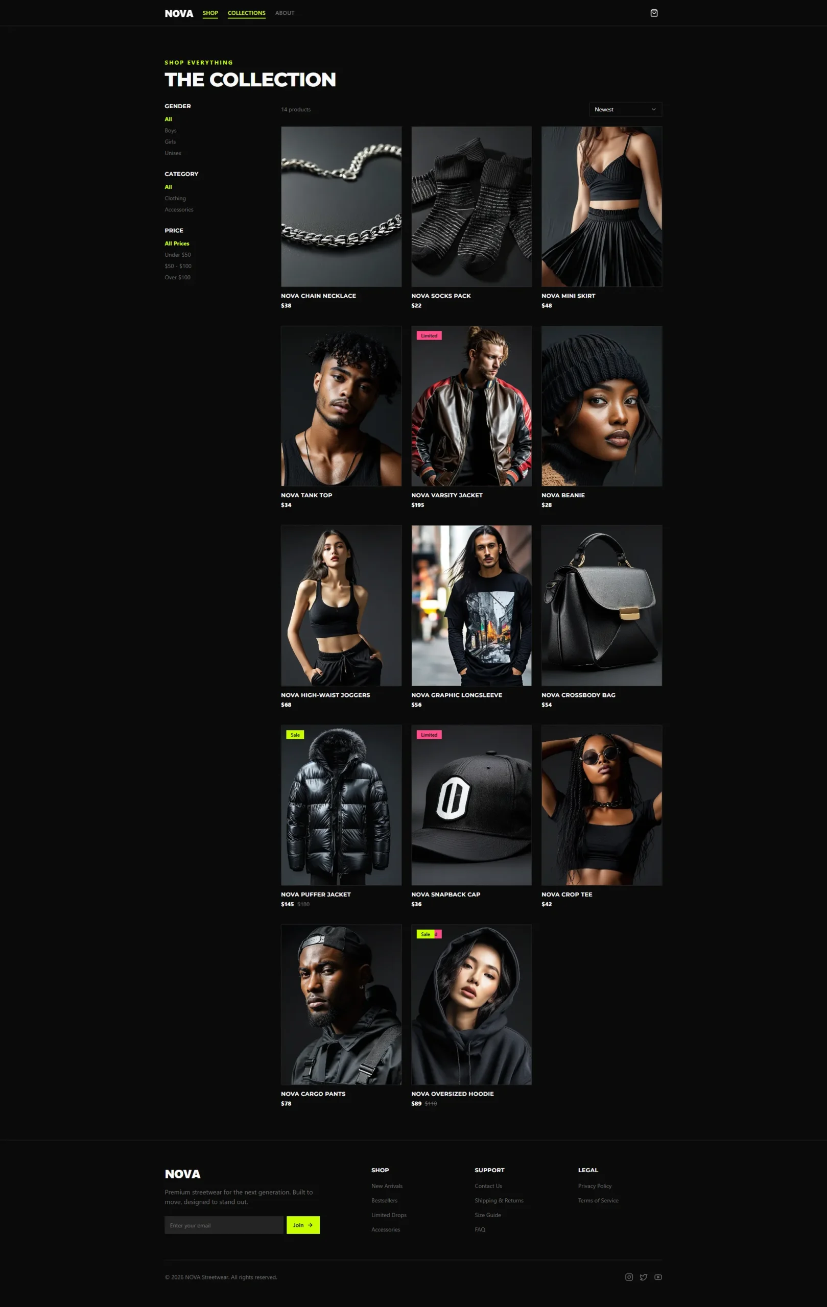 Nova Premium Shopify Store