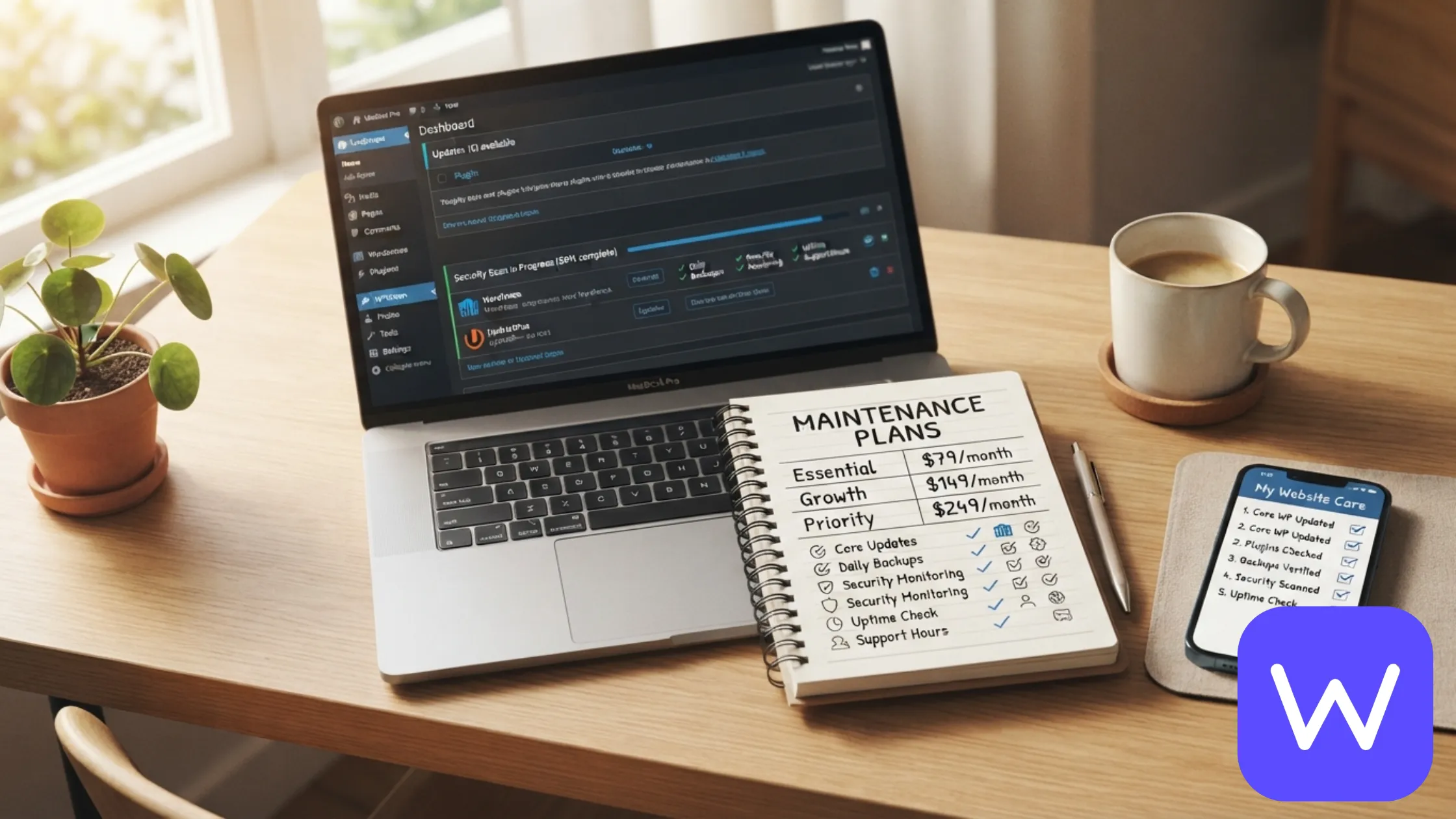 WordPress Maintenance Plans Cost & What Included