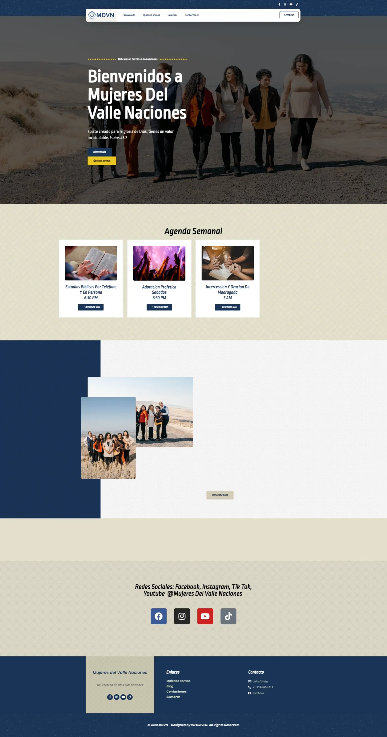 MDVN nonprofit WordPress website by WPDriven